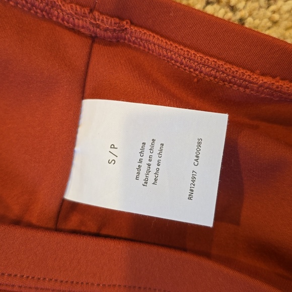 NWT WOMEN'S CAMI BRA TOP IN RUST | WeWoreWhat Active | small - Picture 9 of 9